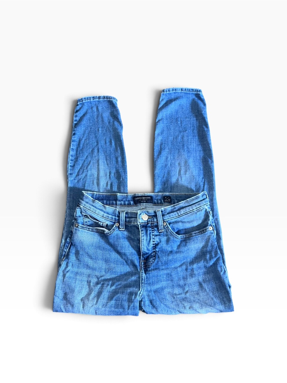 Lucky Brand Skinny Jeans Women’s 8/29 Regular Blue Denim Stretch Jeans